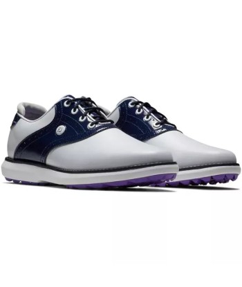 Footjoy Traditions spikeless LADY Blanche Navy violet Profitez des Offres !