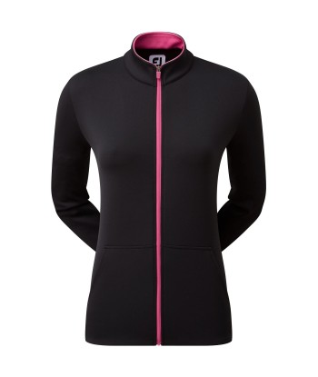 Footjoy Veste Full Zip unie 2023 noir Rose de technologie