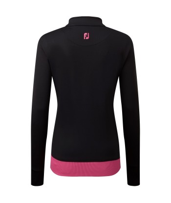 Footjoy Veste Full Zip unie 2023 noir Rose de technologie