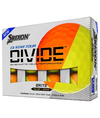 Srixon Q star Tour DIVIDE Jaune Orange du meilleur 