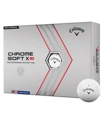 Callaway Balles Chrome Soft X LS (boite de 12) Par le système avancé 