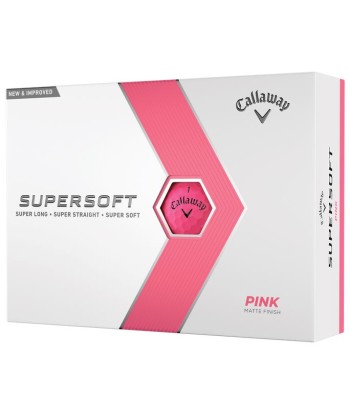 Callaway Balles Supersoft 2023 Pink (boite de 12) Les êtres humains sont 