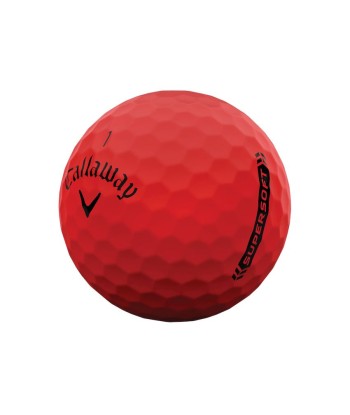 Callaway Balles Supersoft 2023 Rouge (boite de 12) livraison et retour toujours gratuits