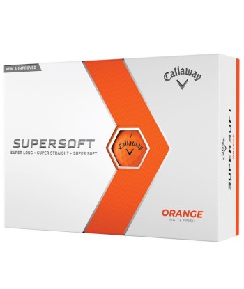 Callaway Balles Supersoft 2023 Orange (boite de 12) outlet