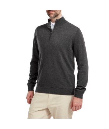 Footjoy 1/2 Zip Pull en laine Charcoal 50-70% off 